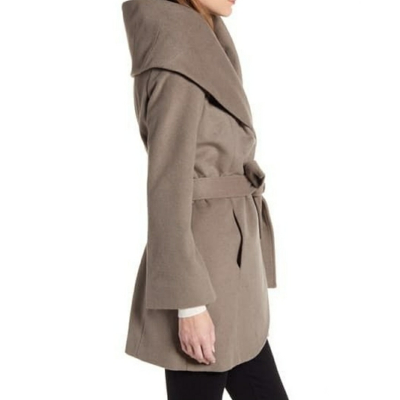 Halogen Wool Blend Wrap Coat NWT - Picture 3 of 14